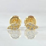 Topos Hoja 0.6gr / Oro 18K *