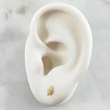Topos Hoja 0.6gr / Oro 18K *