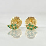 Topos Hoja 0.6gr / Oro 18K *
