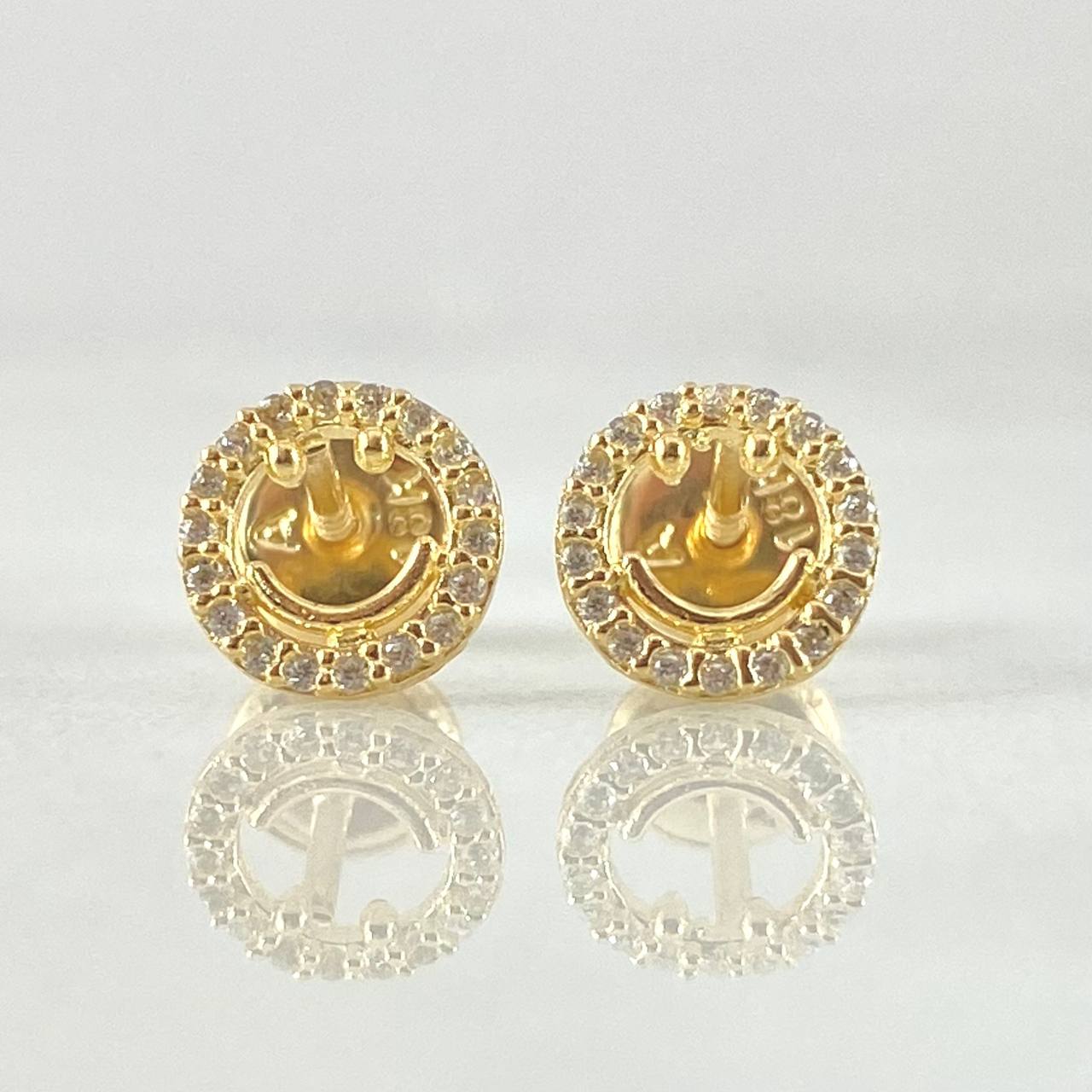 Topos Cara Feliz 0.8gr / Oro 18K *
