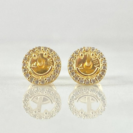 Topos Cara Feliz 0.8gr / Oro 18K *