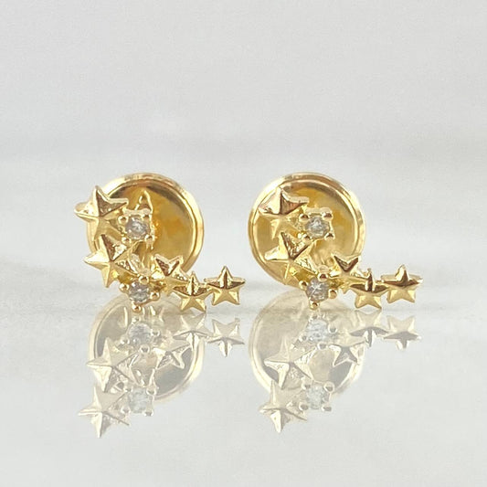 Topos Estrellas 0.7gr / Oro 18K *