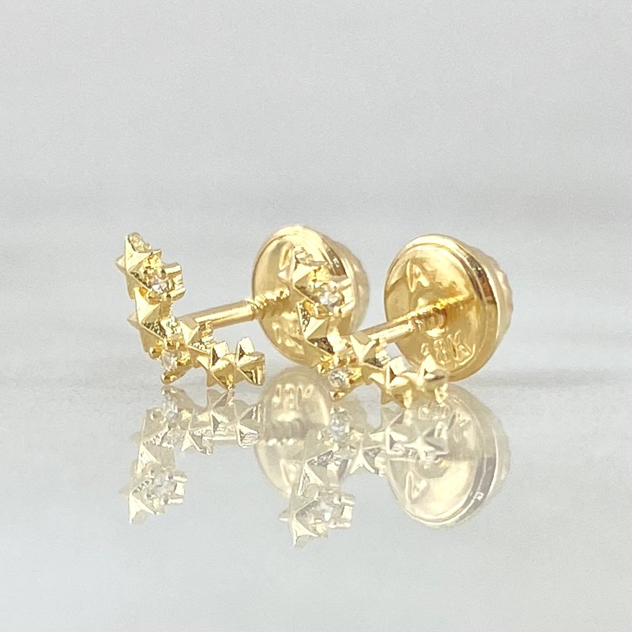 Topos Estrellas 0.7gr / Oro 18K *