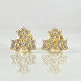 Topos Trio Flores 1.1gr / Oro 18K *