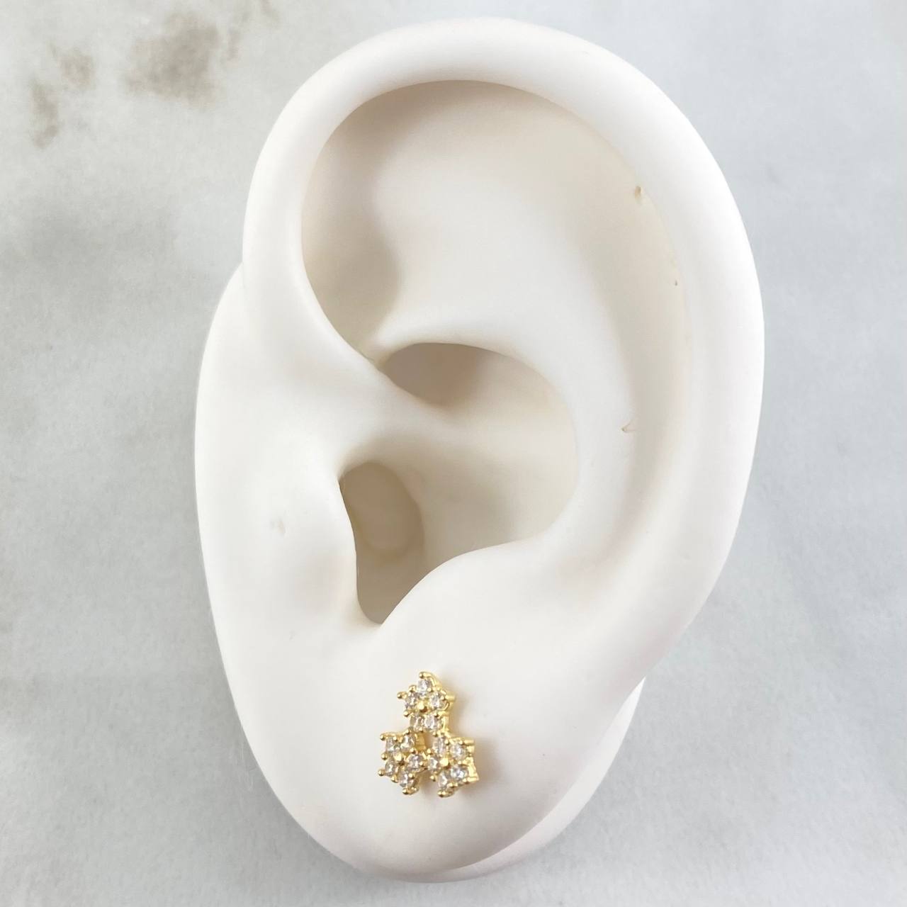 Topos Trio Flores 1.1gr / Oro 18K *