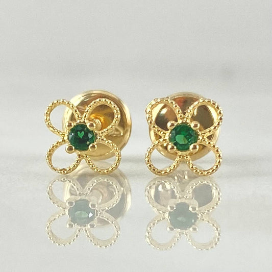 Topos Flor 0.65gr / Oro 18K *