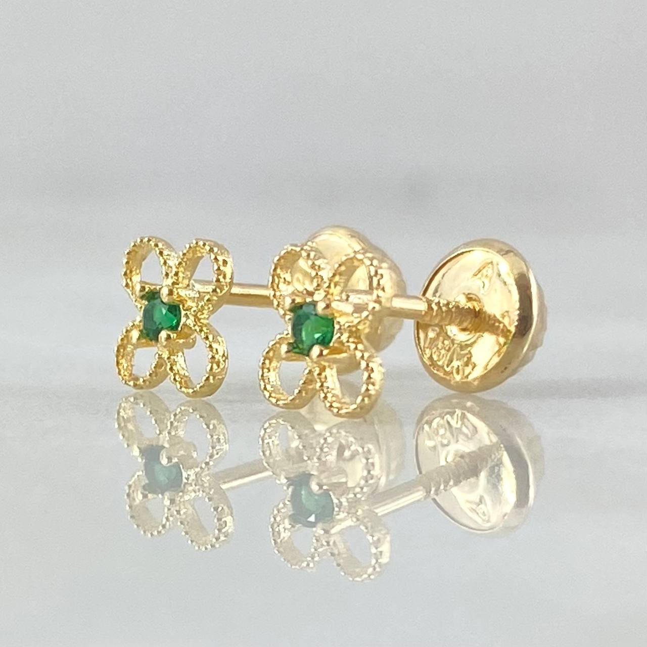Topos Flor 0.65gr / Oro 18K *