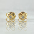 Topos Flor 0.65gr / Oro 18K