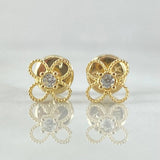 Topos Flor 0.65gr / Oro 18K