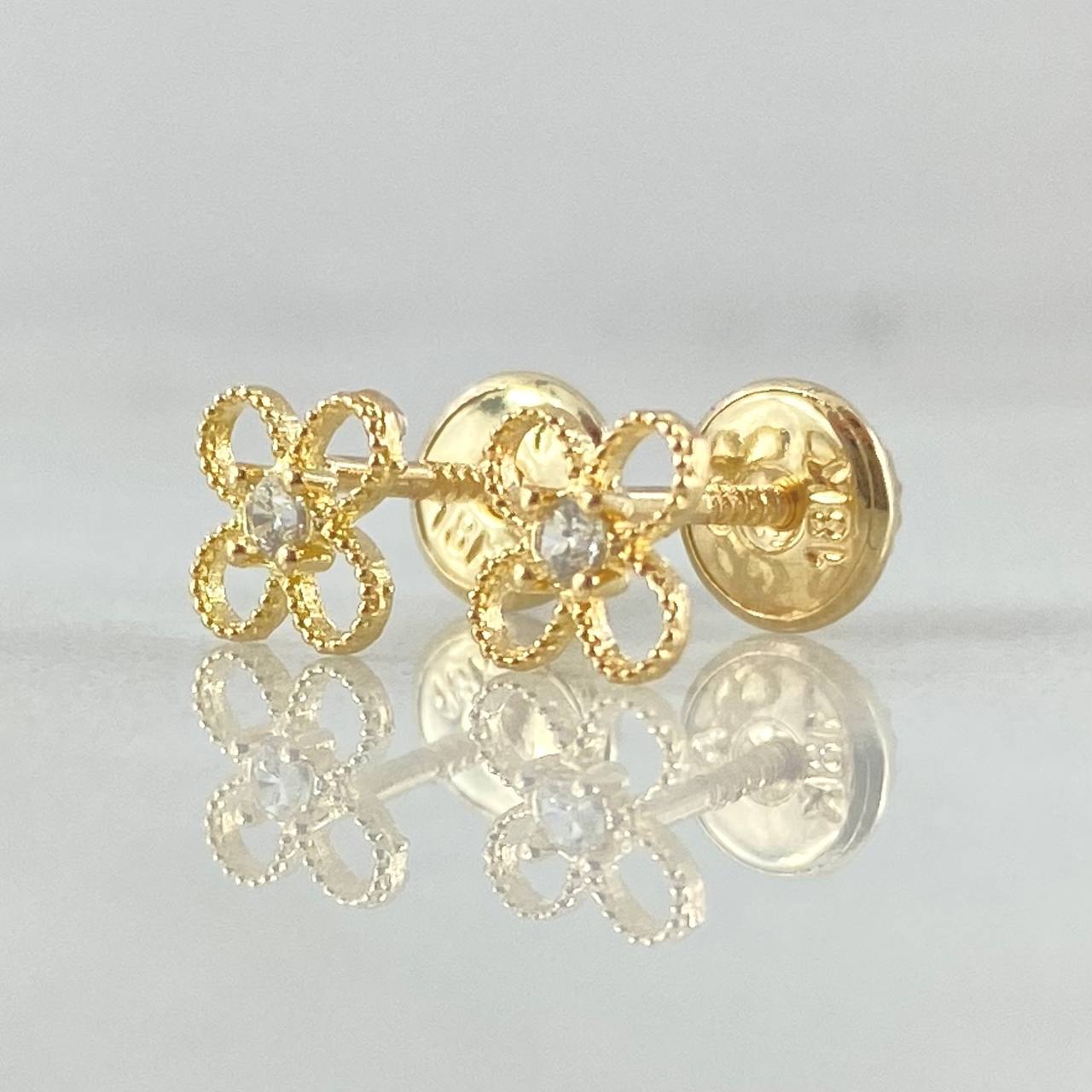 Topos Flor 0.65gr / Oro 18K