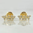 Topos Arco Flores 0.9gr / 1cm / Oro 18K ©