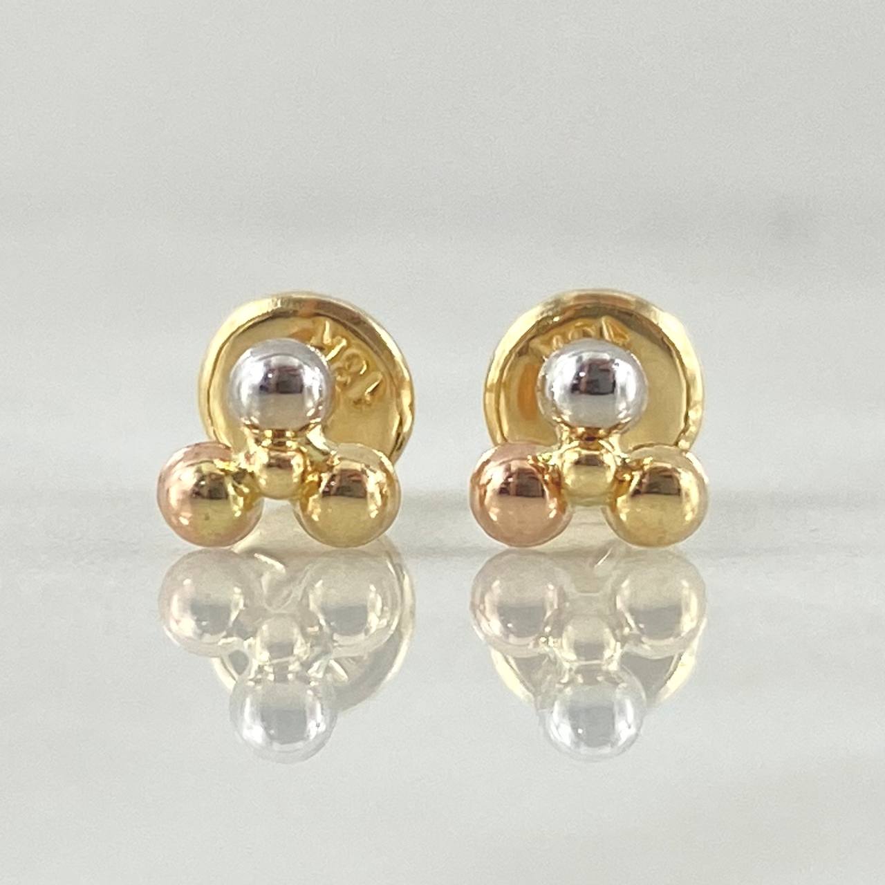 Topos Trio Bolas 0.5gr / Oro 18K *