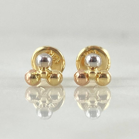 Topos Trio Bolas 0.5gr / Oro 18K *