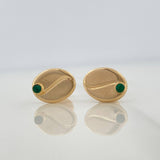 Topos Grano de Café 0.9gr / 7.5mm Oro Amarillo 18K %