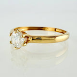 Anillo Solitario 1.3gr / T8 3/4 / Oro Amarillo 18K ©
