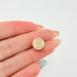 Dije Herraje Letra B 1.3gr / 1cm / Oro Amarillo 18K