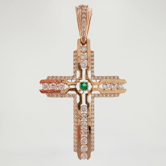 Dije Cruz 4.2gr / 4.4cm / Oro Rosa 18K ©