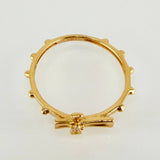 Anillo Cruz Burbujas 1.45gr / T6 / Oro Amarillo 18K