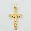 Dije Cruz Cristo 1.15gr / 2.8cm / Oro Amarillo 18K