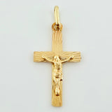 Dije Cruz Cristo 1.15gr / 2.8cm / Oro Amarillo 18K
