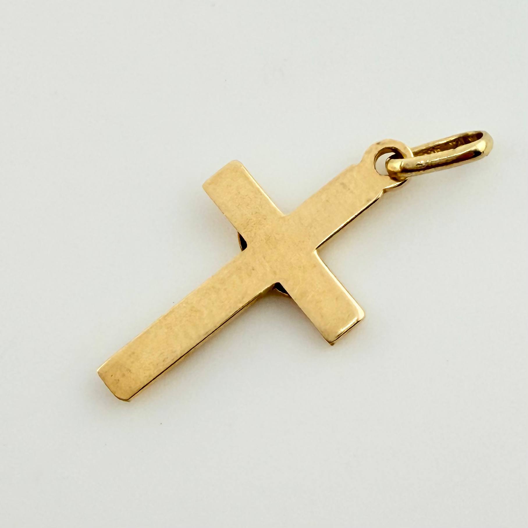 Dije Cruz Cristo 1.15gr / 2.8cm / Oro Amarillo 18K