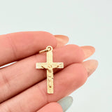 Dije Cruz Cristo 1.15gr / 2.8cm / Oro Amarillo 18K