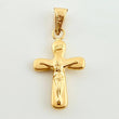 Dije Cruz Cristo 0.6gr / 2.7cm / Oro Amarillo 18K