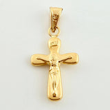 Dije Cruz Cristo 0.6gr / 2.7cm / Oro Amarillo 18K