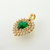 Dije Halo Corazon 2.05gr / 1.9cm / Oro Amarillo 18K ©