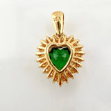 Dije Halo Corazon 2.05gr / 1.9cm / Oro Amarillo 18K ©