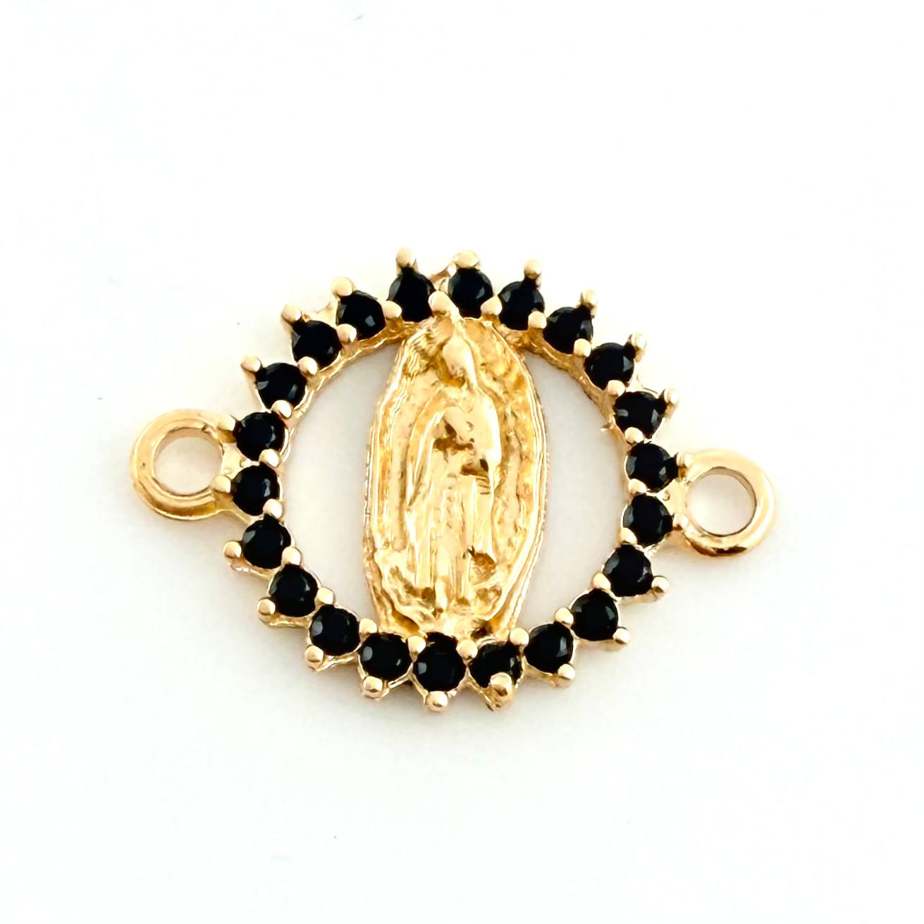 Herraje Virgen Guadalupe 0.65gr / 1.5cm / Oro Amarillo 18K