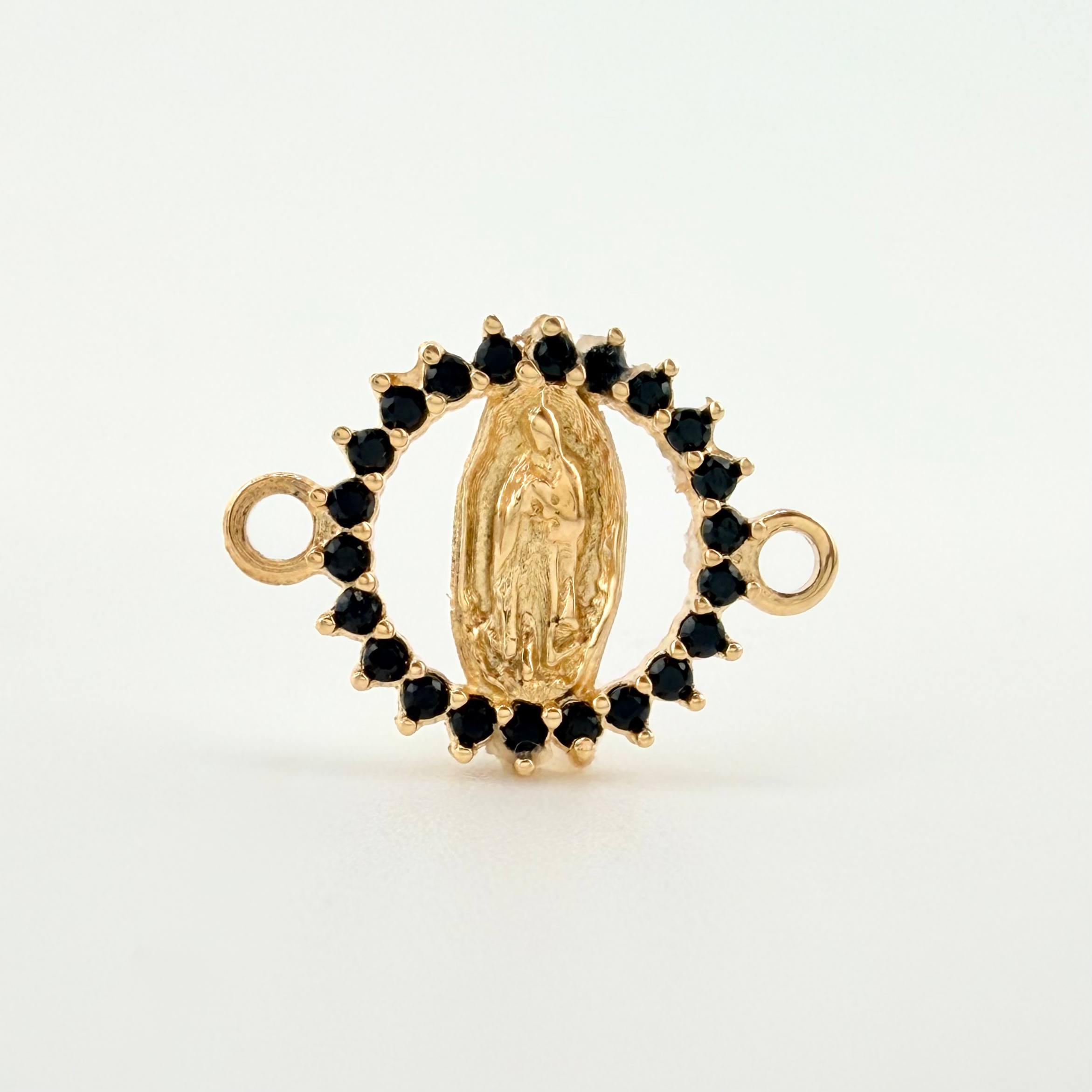Herraje Virgen Guadalupe 0.65gr / 1.5cm / Oro Amarillo 18K