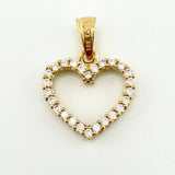 Dije Corazon Doble Faz 1.4gr / 1.9cm / Oro Amarillo 18K ©