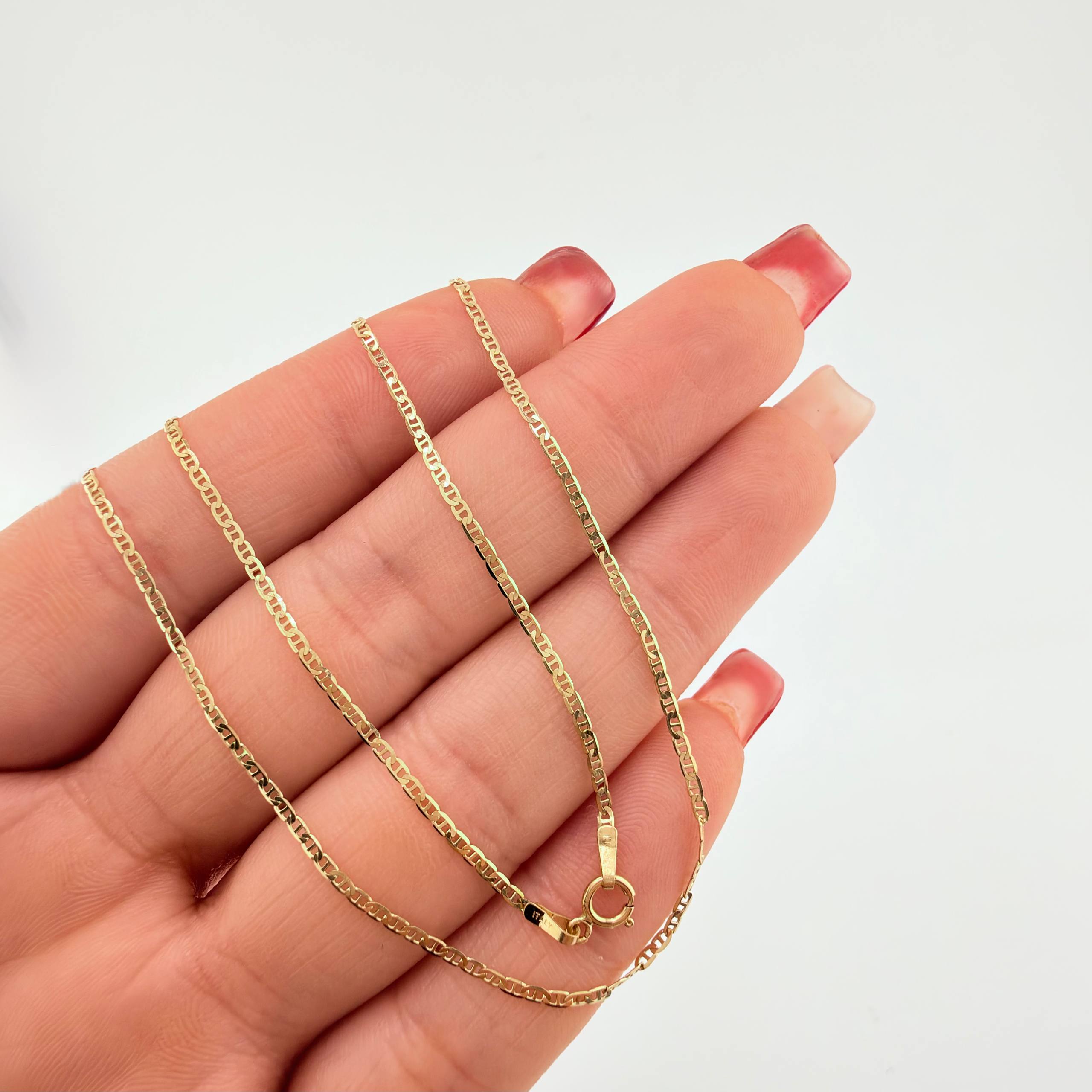 Cadena Escalera 1.5gr / 40cm / 1.3mm Oro Amarillo +3 18K ©