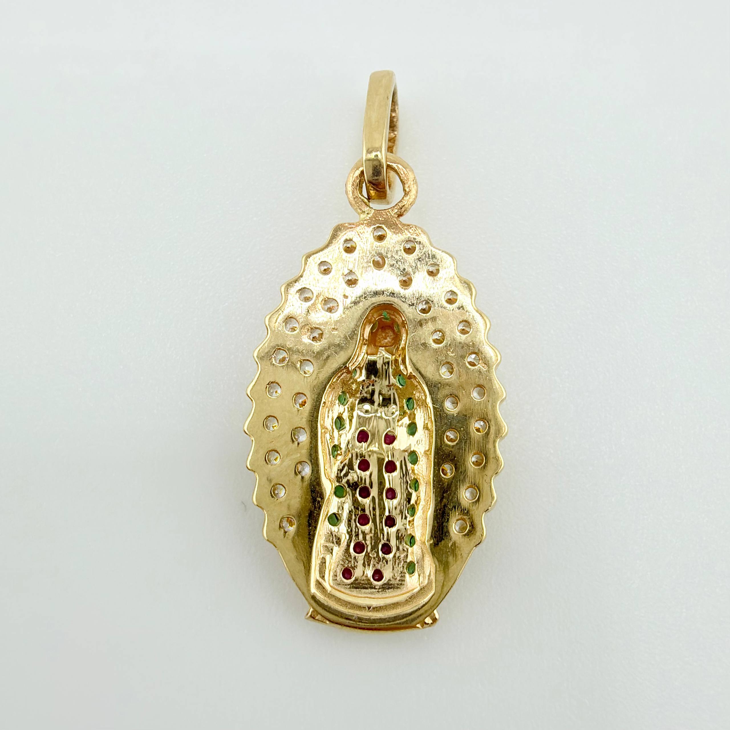 Dije Virgen Guadalupe 1.9gr / 2.6cm / Oro Amarillo 18K ©