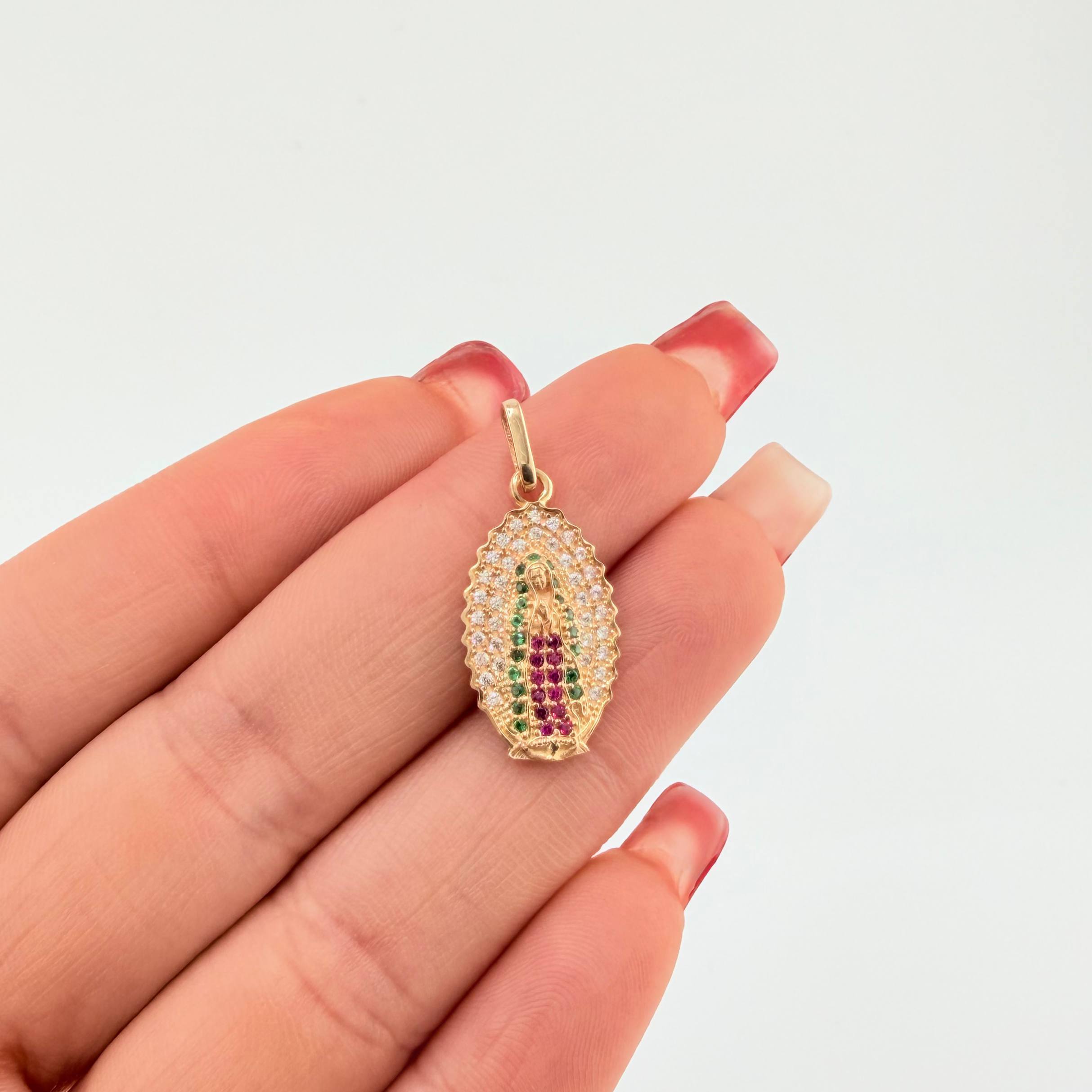 Dije Virgen Guadalupe 1.9gr / 2.6cm / Oro Amarillo 18K ©