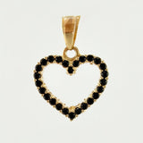 Dije Corazon Doble Faz 1.45gr / 1.9cm / Oro Amarillo 18K ©