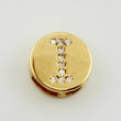 Dije Herraje Letra I 1.4gr / 1cm / Oro Amarillo 18K