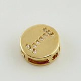 Dije Herraje Letra I 1.35gr / 1cm / Oro Amarillo 18K