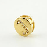 Dije Herraje Letra J 1.55gr / 1cm / Oro Amarillo 18K *