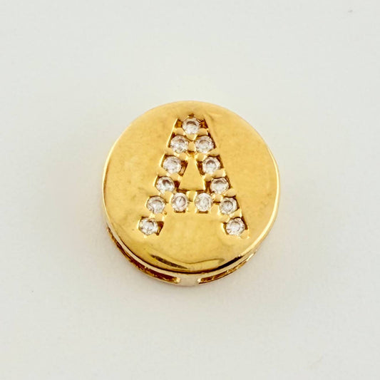 Dije Herraje Letra A 1.5gr / 1cm / Oro Amarillo 18K *