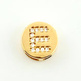 Dije Herraje Letra E 1.35gr / 1cm / Oro Amarillo 18K *