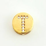 Dije Herraje Letra T 1.45gr / 1cm / Oro Amarillo 18K *