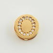 Dije Herraje Letra O 1.35gr / 1cm / Oro Amarillo 18K ©