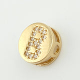 Dije Herraje Letra B 1.3gr / 1cm / Oro Amarillo 18K