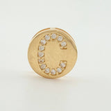Dije Herraje Letra C 1.3gr / 1cm / Oro Amarillo 18K