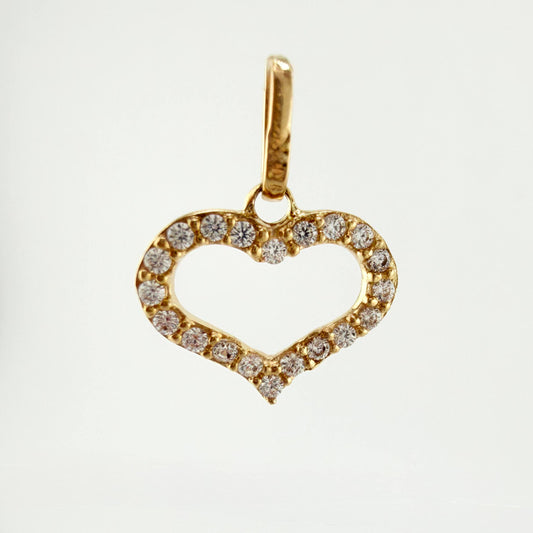 Dije Corazon 0.75gr / 1.5cm / Oro Amarillo 18K ©