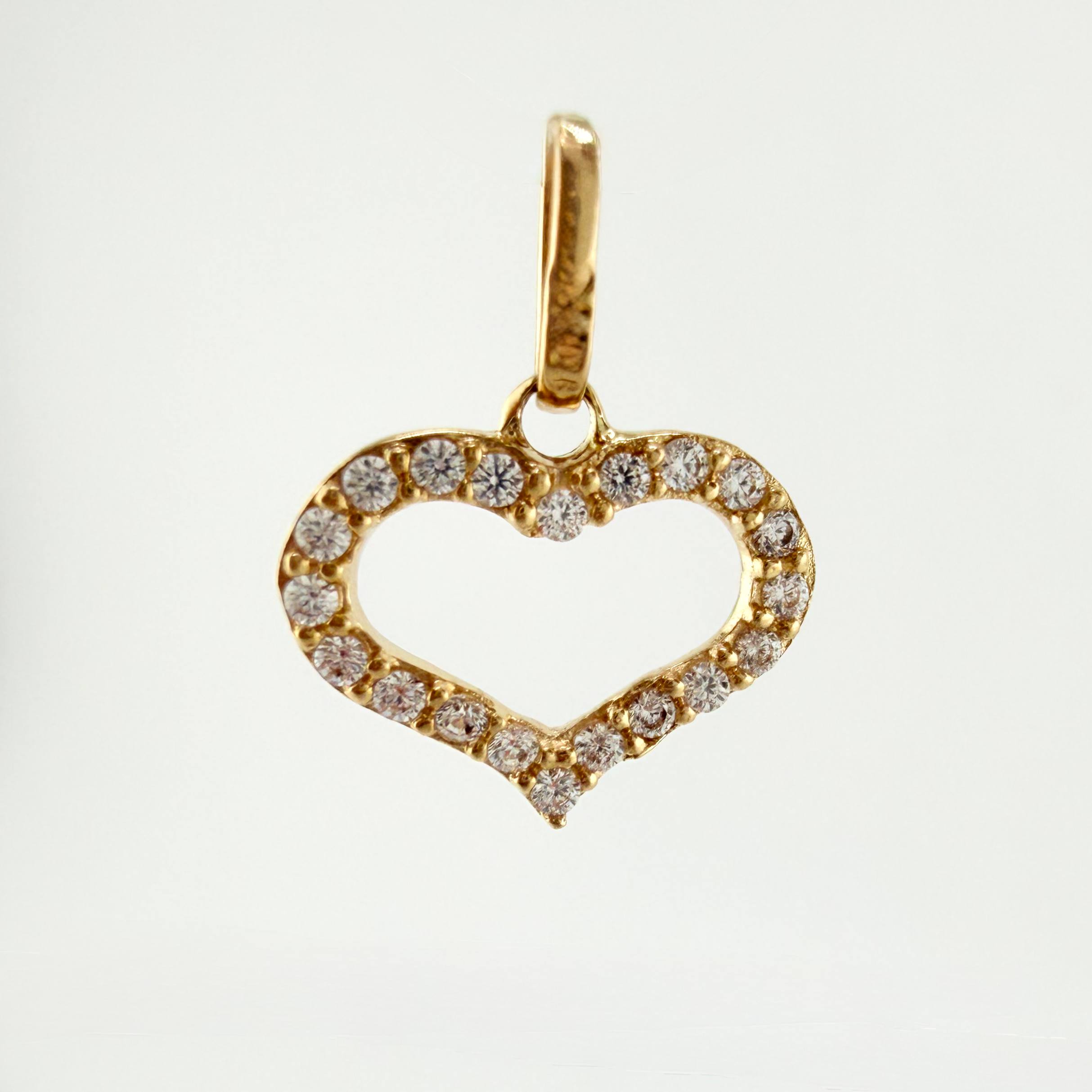 Dije Corazon 0.7gr / 1.5cm / Oro Amarillo 18K ©