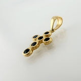 Dije Cruz Tupida 0.85gr / 2cm / Oro Amarillo 18K ©