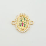 Herraje Virgen Guadalupe 1.65gr / 1.8cm / Oro Amarillo 18K